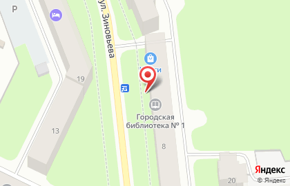 Централизованная библиотечная система г. Апатиты в Мурманске на карте