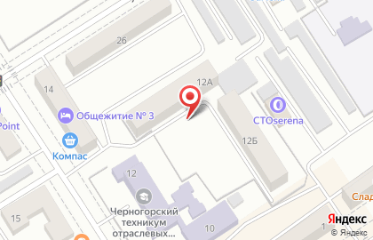Магазин продуктов на ул. Дзержинского, 12Б на карте