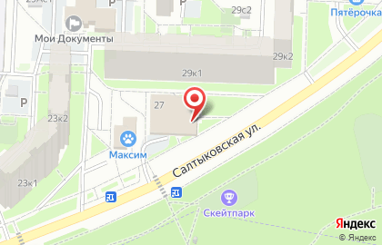 Копировальный автомат Копиркин на Салтыковской улице на карте