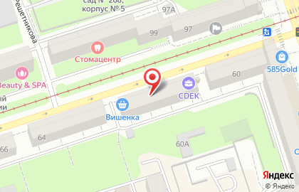 Туристическое агентство Горячие туры на Петропавловской улице на карте