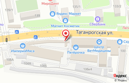 Магазин текстиля в Ростове-на-Дону на карте