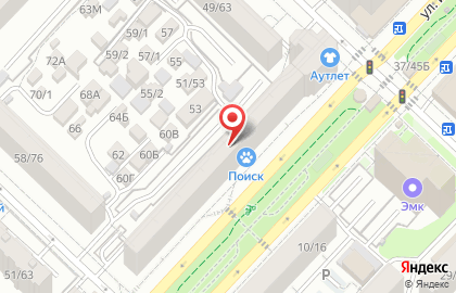 Шайба в Октябрьском районе на карте