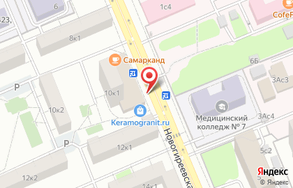 Супермаркет Дикси в Москве на карте