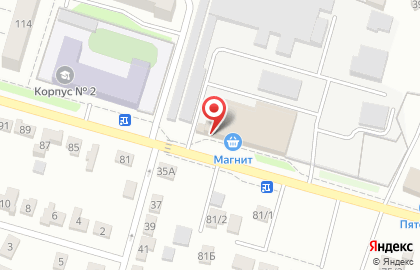 Супермаркет Магнит на Спартаковской улице на карте