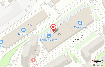 Автомастерская в Новосибирске на карте