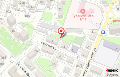 Вита на Невской улице на карте