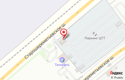 Автостоянка Галлакс на карте