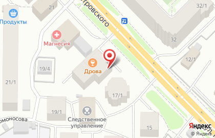 Праздничное агентство 777 на улице Петровского на карте