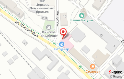 Ветеринарный центр в Санкт-Петербурге на карте