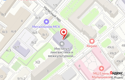 Московский Государственный Областной Университет (мгоу) на Бауманской (пер Переведеновский) на карте