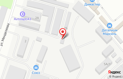 СТО в Кирове на карте