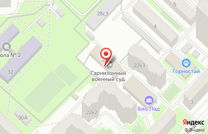 Реутовский гарнизонный военный суд на улице Победы на карте