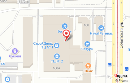 Студия натяжных потолков ЕвроСтиль на Советской улице на карте