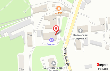 Кабинет коррекции фигуры на Советской улице на карте