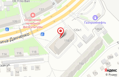 Сеть супермаркетов Универсам удачных покупок на улице Немировича-Данченко на карте