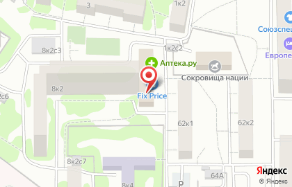 Приток на карте