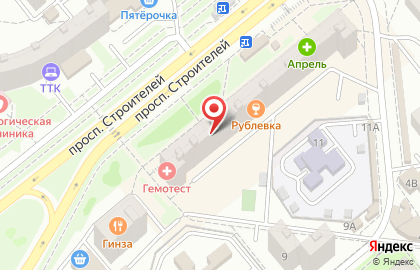 Визитка в Ростове-на-Дону на карте