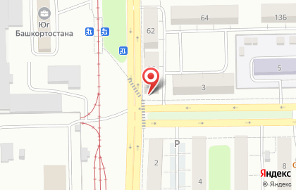 Продовольственный магазин Рябинушка на Уфимской улице на карте