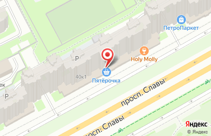 Парикмахерская в Санкт-Петербурге на карте