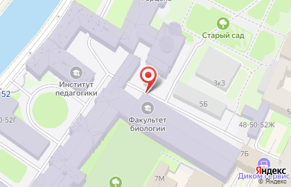 Российский государственный педагогический университет им. А.И. Герцена в Санкт-Петербурге на карте