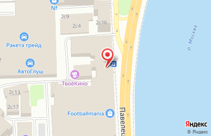 Эвристика на Павелецкой площади на карте