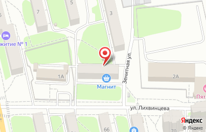 Магазин кондитерских изделий Сладушка на Зенитной улице на карте
