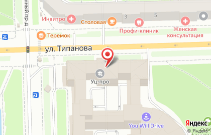 Компьютерная академия TOP на Московском проспекте на карте