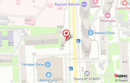 Похоронное бюро Мемориал+ в Астрахани на карте
