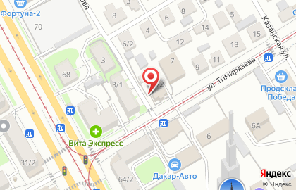 Торговая компания Нуга Бест на улице Тимирязева на карте