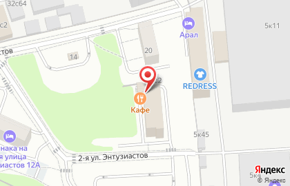 Кафе в Москве на карте