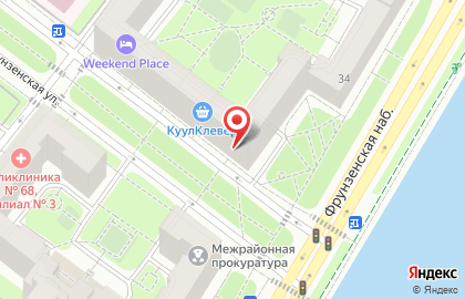 Салон итальянской мебели Neopolis Casa на Фрунзенской набережной на карте