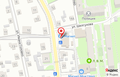 Супермаркет Магнит на улице Советской Армии на карте