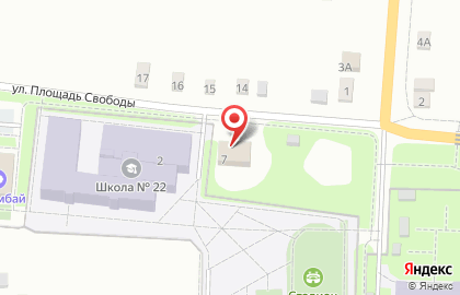 Ателье Силуэт на площади Свободы на карте