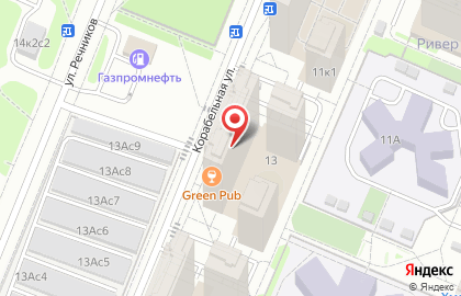 Бар Green pub на карте