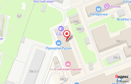 Транспортная компания ЖелДорЭкспедиция на Большой Санкт-Петербургской улице на карте