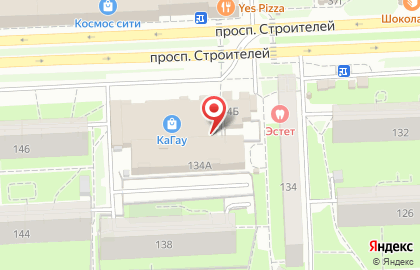 Магазин автозапчастей Автомир на проспекте Строителей на карте