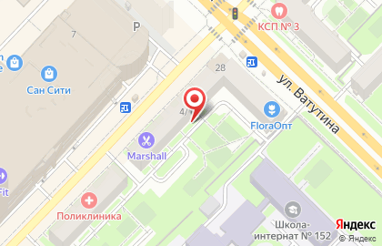 Мужская парикмахерская Маршалл на площади Карла Маркса на карте