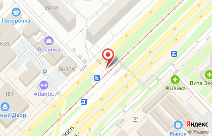 Магазин овощей и фруктов на Московском проспекте на карте