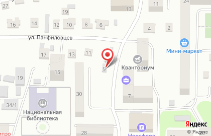 Продуктовый магазин Моя семья на Коммунистическом проспекте на карте