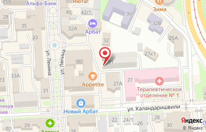 Служба доставки суши и роллов Ёбидоёби в Советском районе на карте