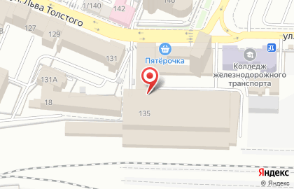 Оранж на улице Льва Толстого на карте