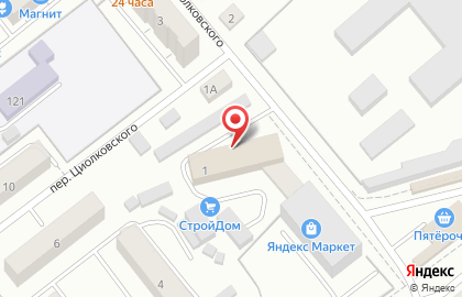Торгово-монтажная компания КонВент плюс на улице Циолковского на карте