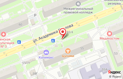 ООО Оптимальный ломбард на улице Академика Павлова на карте