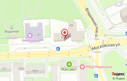 Салон цветов Пион на Московской улице на карте