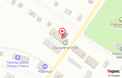 Почта Банк в Перми на карте