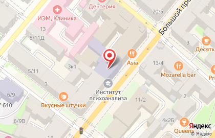 Санкт-Петербургский центр психоанализа на карте
