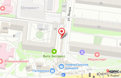 Киоск по продаже сыров и колбасных изделий в Воронеже на карте