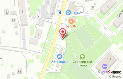 Магазин автотоваров Автомаг на улице Комарова на карте