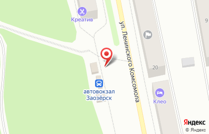 Салон сотовой связи МегаФон на улице Ленинского Комсомола на карте