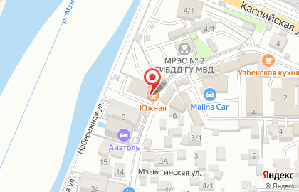 Столовая Южная на улице Станиславского на карте